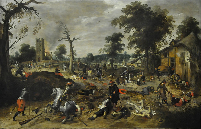 History's Bloodiest Wars A painting depicting the horrors of the Thirty Years' War