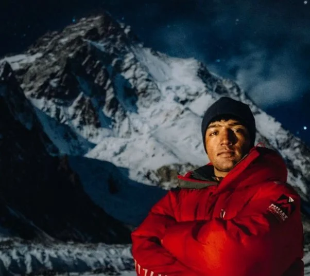 Sajid Sadpara on K2 Base Camp, K2 Mountain, Mountain K2, The Mountain of Mountains, The Savage Mountain